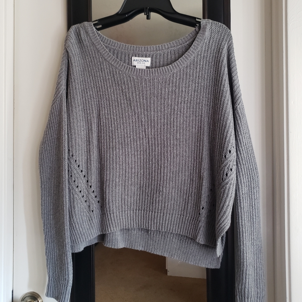 Gray Knitted Top